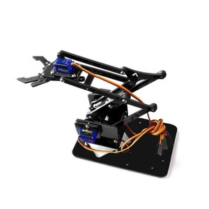 4 Dof Un-assemblaggio Robot meccanico acrilico manipolatore artiglio per Arduino Robot braccio fai da te Kit Robot programmabile Starter Kit