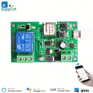 EWeLinkスマートリモコンWifiワイヤレススイッチモジュール1CHDC 12V 32V AC220VインチングセルフロックWIFI受信10Aリレー - Product Image 2