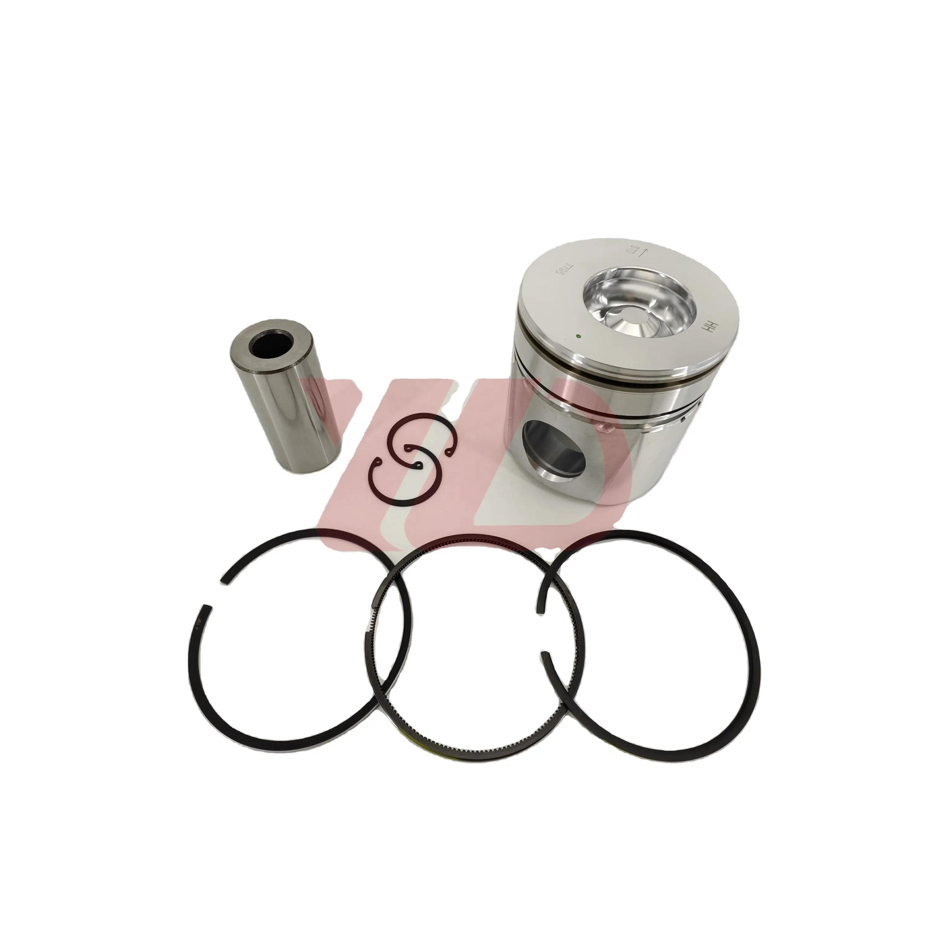 For Cummins Diesel Engine LB-F1013 6D102 6BT5.9 6BTA5.9 6738-31-2111 6738-31-2110 Piston Kit 3957797 3957795 with Clip Pin Ring