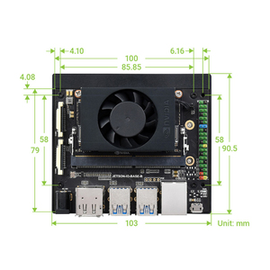 21TOPS 8GB NVIDIA Jetson Xavier NX Developer Kit Embedded Artificial Intelligence Board/Kits Ubuntu 18.04 for Development - Product Image 4