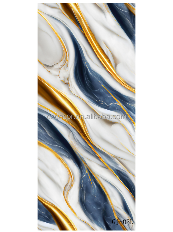 Serie floral PVC mármol 4