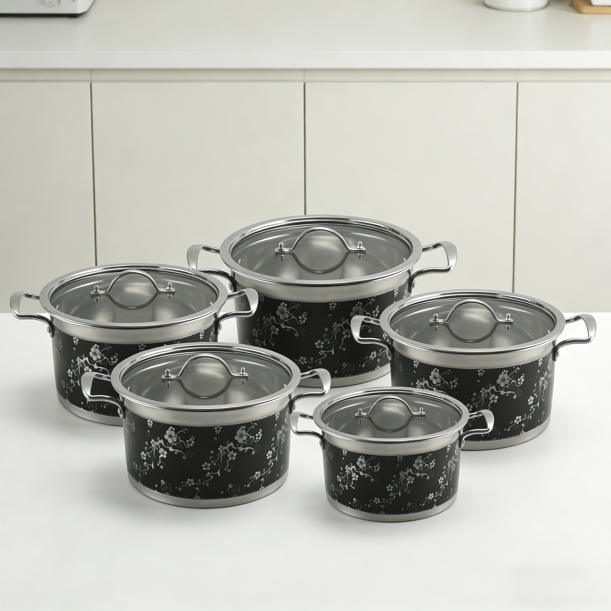 Black Print Sets (18+20+22+24+26CM)