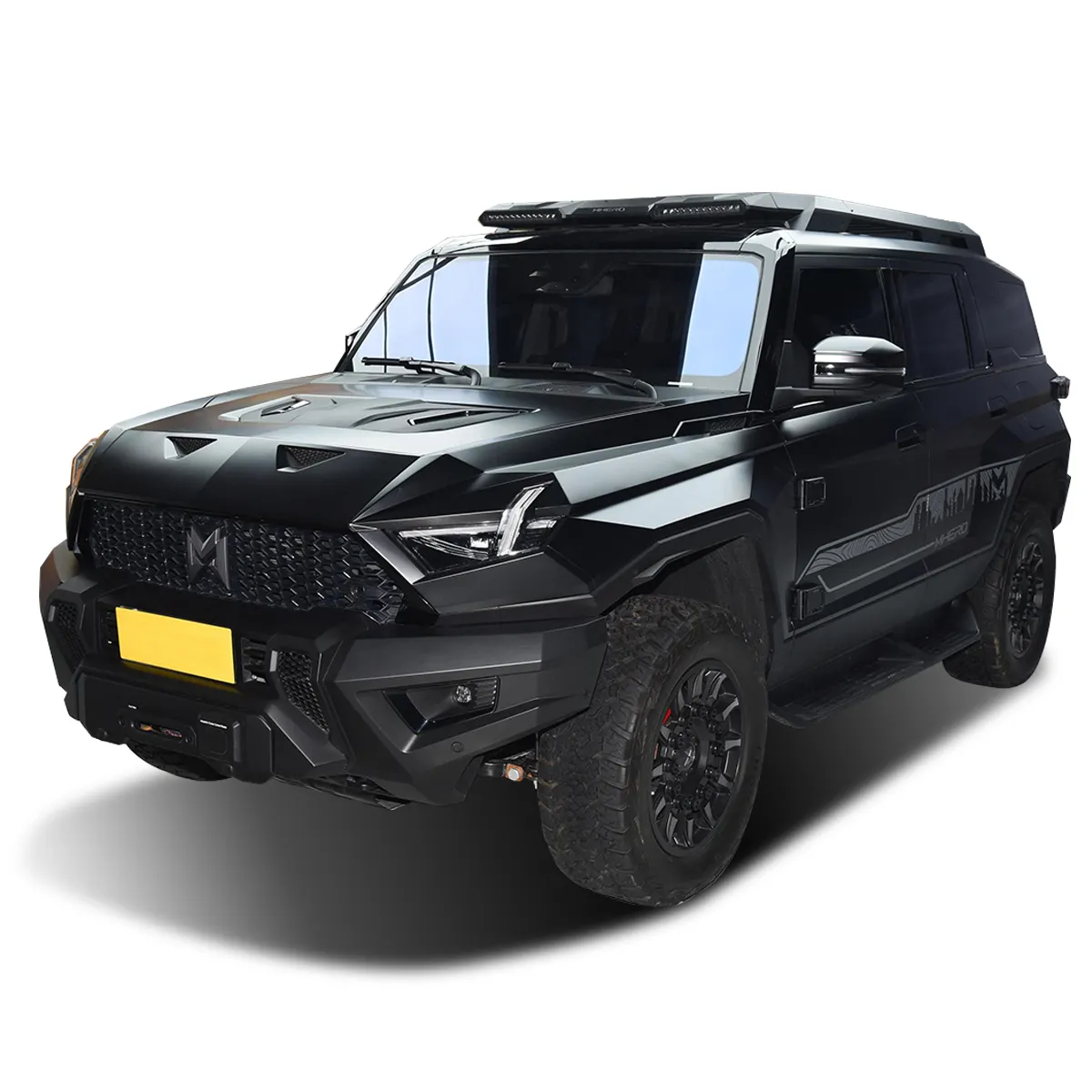 Carro elétrico usado Suv Dongfeng Warrior 917 Off-road, mais vendido em 2023, 2024, Dongfeng Mengshi Dongfeng M hero 917