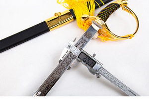 Ceremonial Military Sabre 94CM Zinc Alloy Aluminum Decorative Sword Unsharpened Knight Crusader Parade Collection - Product Image 6