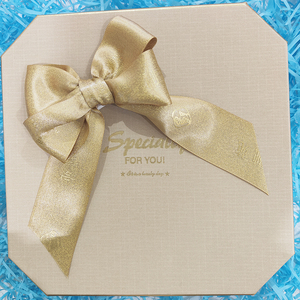 <strong>Custom</strong> 100% Polyester Satin Ribbon <strong>Bow</strong> With <strong>Elastic</strong> <strong>Loop</strong> for Shopping Bag Gift Boxes Wrapping Decorations - Product Image 3