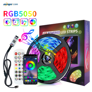 ชุดสายไฟ Led 5V RGB ยาว5ม.,ไฟ Led 30ดวง Ip20พร้อมควบคุมด้วยแอปอย่างชาญฉลาดรีโมทคอนโทรล IR แบบกำหนดเองคู่มือการใช้งานยืดหยุ่น - Product Image 1
