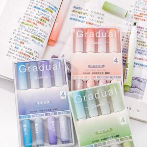 Bview Art Soft <strong>Chisel</strong> <strong>Tip</strong> Assorted Colors Durable Gradual Pastel <strong>Highlighter</strong> Marker Pens for Coloring Marking Out Drawing - Product Image 5