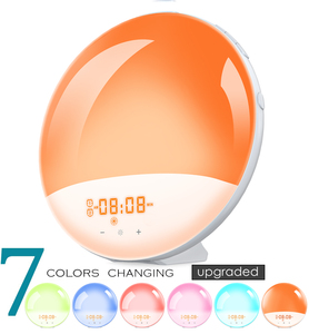Sveglia digitale intelligente a 7 colori che cambia sveglia all'alba - Product Image 3