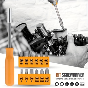 ชุดเครื่องมือ DIY ขนาดกะทัดรัด13ชิ้นสำหรับบ้านสำนักงานเครื่องมือซ่อมพื้นฐานในกล่องเครื่องมือแบบพกพาปรับแต่งได้พร้อมบิต - Product Image 5