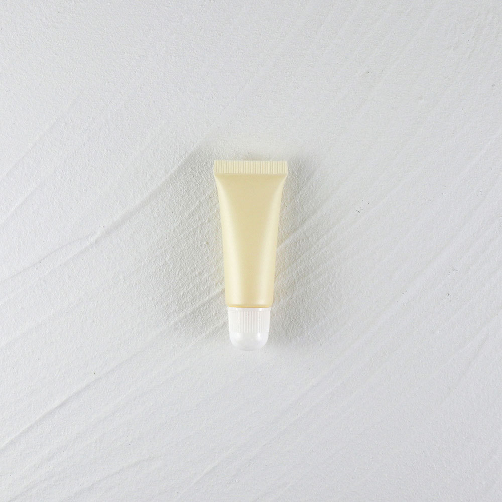 10g matte beige tube+white round head lipstick lid+plug