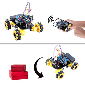 Rifornimento della fabbrica all'ingrosso di rotazione di 360 gradi Mcnamee ruota Smart Cart Kit di programmazione <span class=keywords><strong>Robot</strong></span> per <span class=keywords><strong>Arduino</strong></span>
