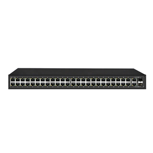 48 Port PoE Ethernet Switch With <strong>2</strong> COMBO Fast Ethernet VLAN <strong>Network</strong> Switch for IP Camera and Wireless AP - Product Image 1