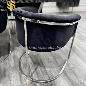High-<span class=keywords><strong>end</strong></span> moderno luxo aço pernas retângulo vidro dinning tabela com 6 lugares