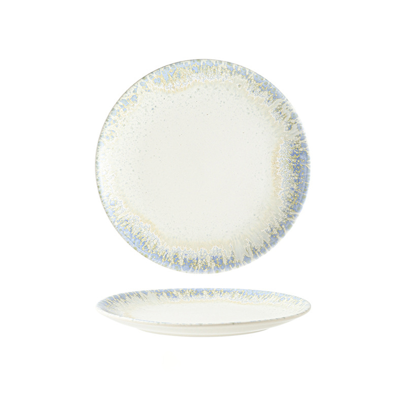 White with purple