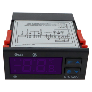 Controlador de temperatura de STC-9200 con función de alarma de ventilador de descongelación de refrigeración, instrumento con dos sensores, herramienta industrial - Product Image 3