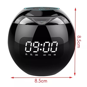 G90S Mini bluetooth hoparlör taşınabilir sütun kablosuz hoparlör ses kutusu ile LED ekran alarmı saat TF kart MP3 müzik çalma - Product Image 1