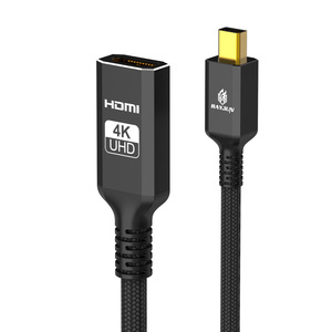ミニDP HDMIコンバータ用2mライン接続カメラコンピュータ用ホームシアタープロジェクターオーディオビデオ4Kクロスボーダー優先 - Product Image 1