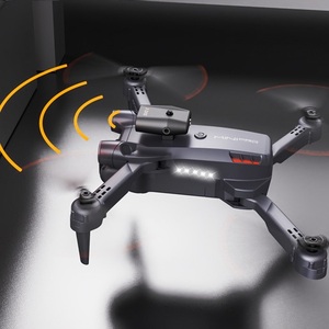 E12 không chổi than RC Drone Headless tránh chướng ngại vật Drone 8K HD Dual Camera độ bền lâu lơ lửng Quadcopter với con quay hồi chuyển - Product Image 4