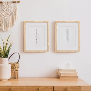 Çevre dostu 11x14 resim çerçevesi seti 5 Mat duvar galeri fotoğraf çerçeveleri için ekran için DIY - Product Image 2