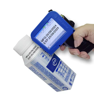12,7mm Mini-Chargen code Tragbare Hand-Tinten strahl druckmaschine für schnell trocknenden Chargen codierer Ei Datum Verfalls nummer TIJ-Drucker - Product Image 2