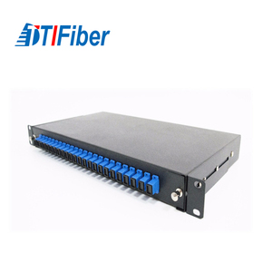 24ポートFTTH光ファイバーパッチパネル1.5mピグテールODF LCネットワークアダプターSC/UPC FCコネクタ1U端子ボックス - Product Image 5