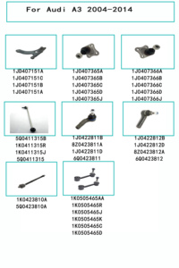 ลูกหมากโช๊คหน้าล่างขวาสำหรับรถ Audi A3 8L1 1J0407366A 1J0407366B 1J0407366C 1J0407366D 1J0407366H 1J0407366J - Product Image 4