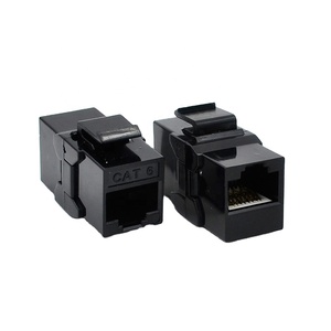 CAT6 RJ45 Keystone Jack accoppiatore in linea UTP moduli accoppiatore Keystone direttamente attraverso il sistema connettore di rete Telecom Parts - Product Image 1
