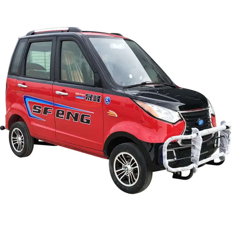 Nuevo estilo de cuatro ruedas pasajero del triciclo del motor de aceite combustible de gasolina motorizado triciclo taxi