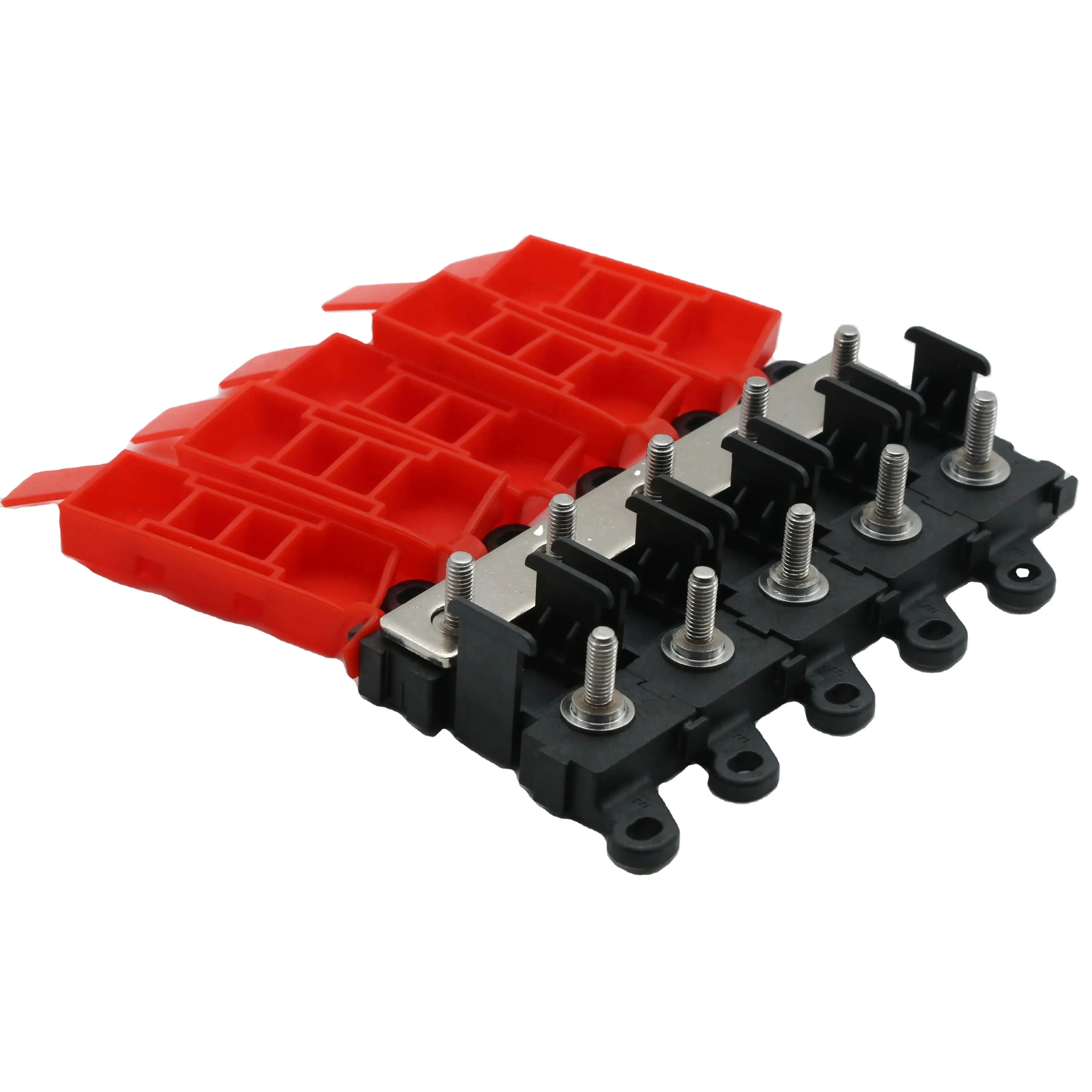 DMS pemegang sekering MIDI Modular: serbaguna 1-In-2-Out, dapat diperluas ke 2, 3, 4, 5, 6-Way baut ANS Mini pada blok pemegang sekering Plug-in