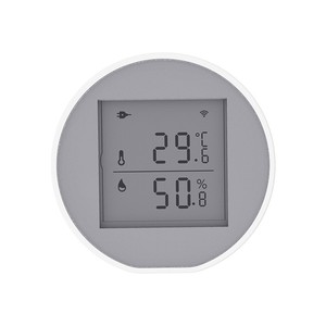 Sensor inteligente de temperatura y humedad para el cuidado de la salud, función de alarma con Control de voz, WiFi, pantalla LCD, Impresión de logotipo, TUYA - Product Image 6