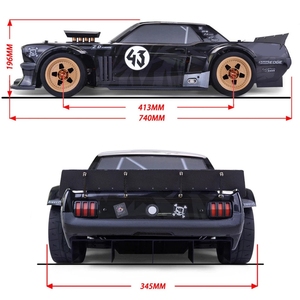 ZD yarış EX07 1/7 4WD 130km/saat profesyonel düz spor modeli elektrikli uzaktan kumanda RC araba ile yetişkin için yüksek hızlı - Product Image 5