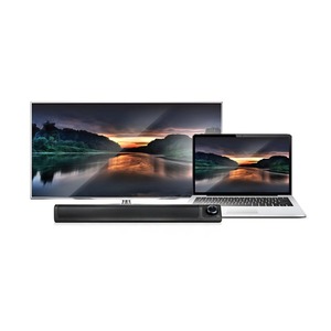Altavoces de escritorio para computadora Altavoz de conexión USB y cable de graves de doble canal con interfaz de micrófono para auriculares - Product Image 1