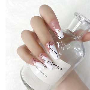 TSZS High Quality 240Pcs/Box Non-Trace Acrylic False Nail <strong>Tips</strong> Soft Gel Full Cover <strong>Thin</strong> Nail <strong>Tips</strong> Press on Nails Extension - Product Image 4