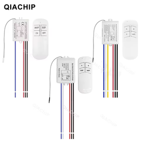 Wireless Remote Control Light Switch 220V Receiver Transmitter <strong>ON</strong>/OFF Digital FD201/FD202/FD103 1/2/3 <strong>Way</strong> - Product Image 2