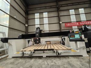 2025 Best Seller 5 Axis <strong>CNC</strong> Bridge Saw Stone Bridge Cutting Machine Quartz Mono <strong>Block</strong> Cutting Machine - Product Image 3