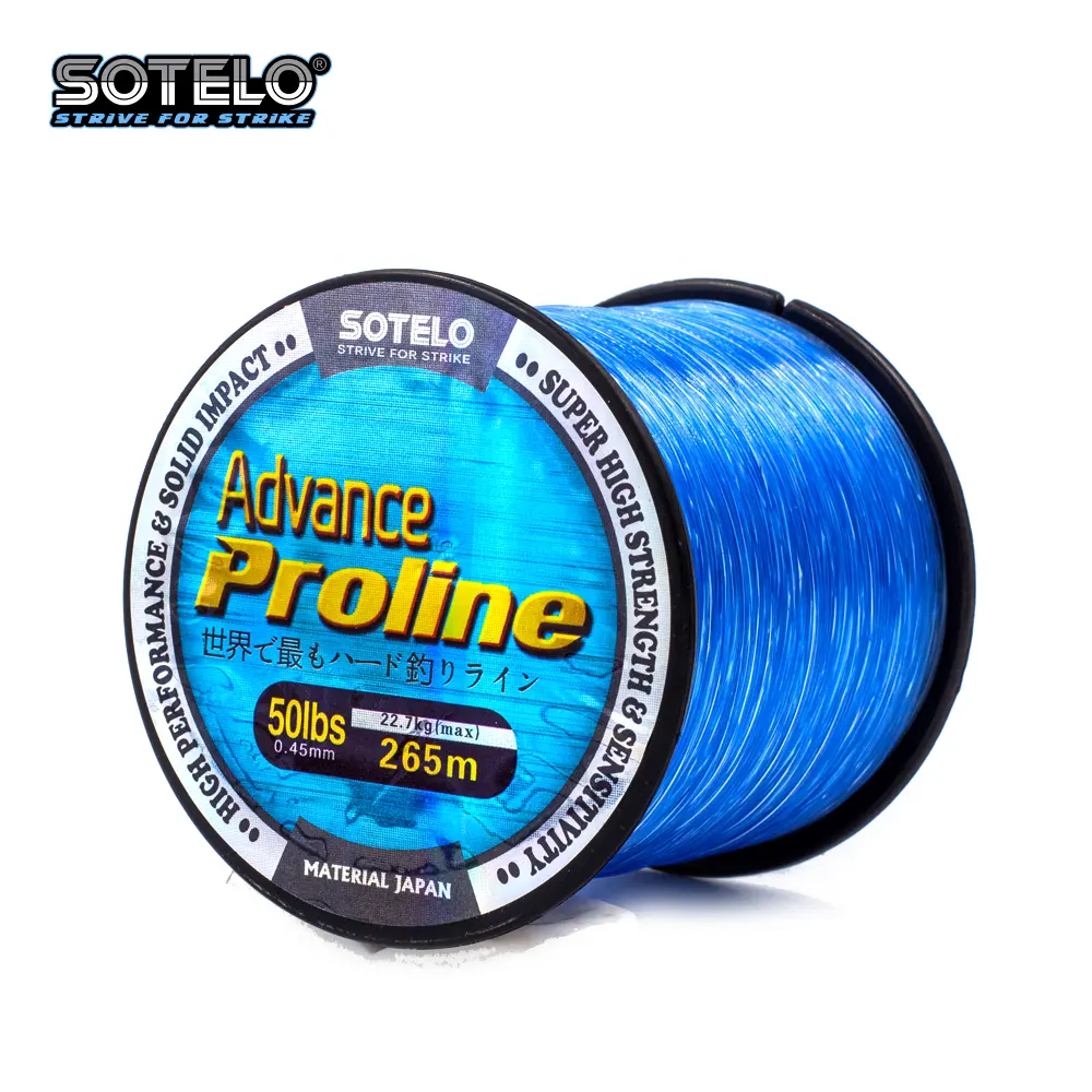 High Performance & Solid Impact Sotelo Monofilament line Advance Proline Fishing Line / Tali Pancing