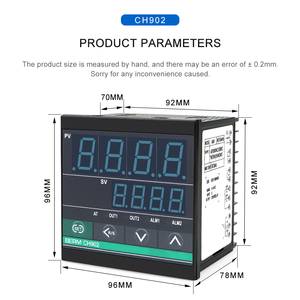 BERM CH902 PID Intelligent <strong>Temperature</strong> <strong>Controller</strong> Dual <strong>Output</strong> Digital Display <strong>Temperature</strong> <strong>Controller</strong> - Product Image 2