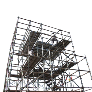 Tüm yuvarlak Layher tasarım çok fonksiyonlu galvanizli 6m/8m/12m yükseklik Euro standartları modüler Ringlock iskele sistemi yapısı - Product Image 6