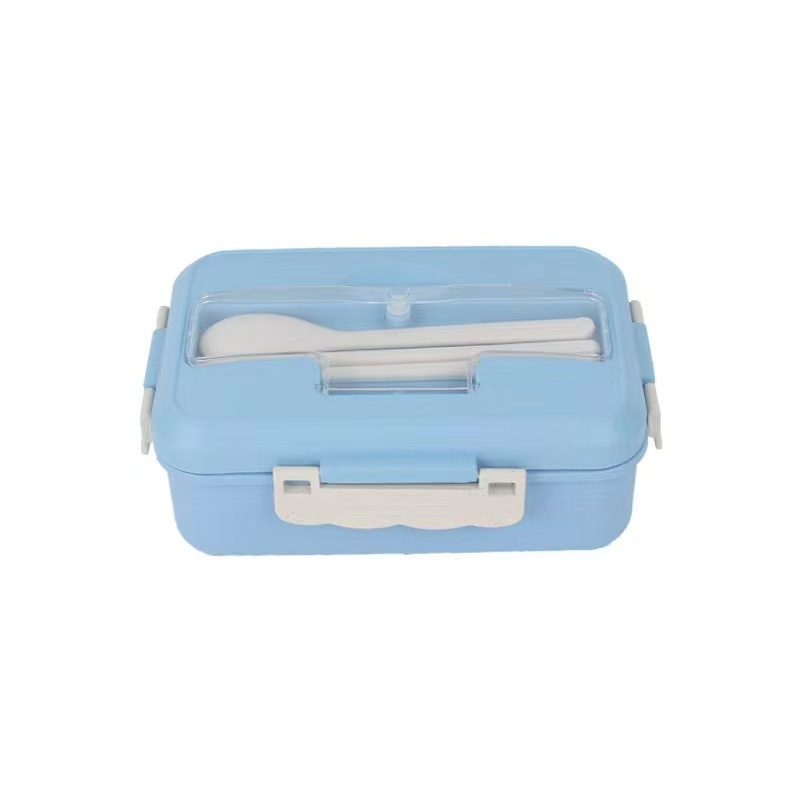 Blue 1000ml + spoon and chopsticks