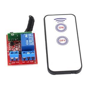 Un canale 12V RF modulo relè Wireless con telecomando auto-blocco telecomando - Product Image 1