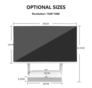 PC de escritorio táctil AIO empresarial de 27 ", ordenador monobloque todo en uno con interfaz VGA Intel Core I3 I5 I7 para juegos y oficina