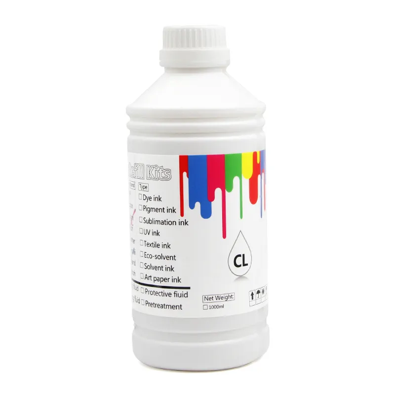 Supercolor, superventas, tubo de tinta/líquido de limpieza de cabeza de impresión para tinta de pigmento Epson