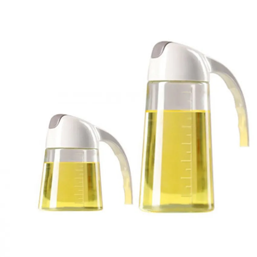 SQ49 cucina cucina condimento bottiglia olio salsa aceto vetro a tenuta stagna contenitore per condimenti Auto Flip bottiglia Dispenser di olio d'oliva
