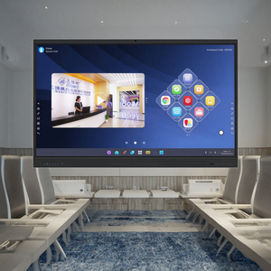 Panel de pantalla táctil interactivo de fábrica Monitor táctil Tablero inteligente 65 75 86 pulgadas con cámara OPS y micrófono - Product Image 3