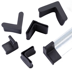Black <strong>Pvc</strong> <strong>End</strong> <strong>Cap</strong> Cover Nature Rubber L Shape Rubber Plastic <strong>End</strong> <strong>Cap</strong> - Product Image 6