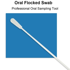 VTM tıbbi sarf malzemeleri Oral Pharyngeal naylon floke edilmiş Swab DNA numune koleksiyonu için PC/ABS/PS EOS dezenfekte tipi - Product Image 2