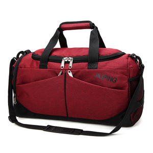 Spor çanta spor çantaları büyük eğitim <span class=keywords><strong>Tas</strong></span> ayakkabı için spor Yoga seyahat bagaj omuz mor spor çanta