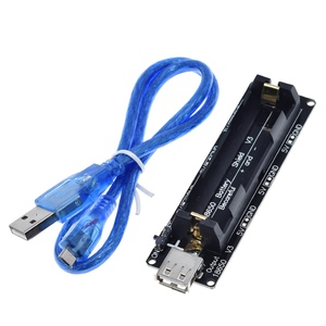 ESP32 ESP32S ahududu Pi için Wemos için 18650 pil şarj kalkanı kurulu V3 mikro USB portu tip-a USB 0.5A arduino için şarj