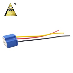 כבל קסנון נסתר במפעל H4 H1 H3 נורה ראשית H11 H7 H4 נורה PVC LED רכב אור חוט Hid נורת הלוגן שקע 9005china שחור
