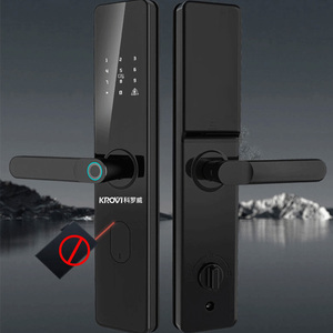 Akıllı kilit WIFI Tuya Ttlock APP kontrol parmak izi elektronik dijital dokunmatik ekran kodu anahtar akıllı kapı kilidi - Product Image 2